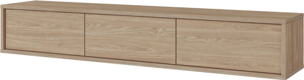Lowboard 180 cm breit, hängend oder stehend, Eiche FORLI-83 Produktbild 