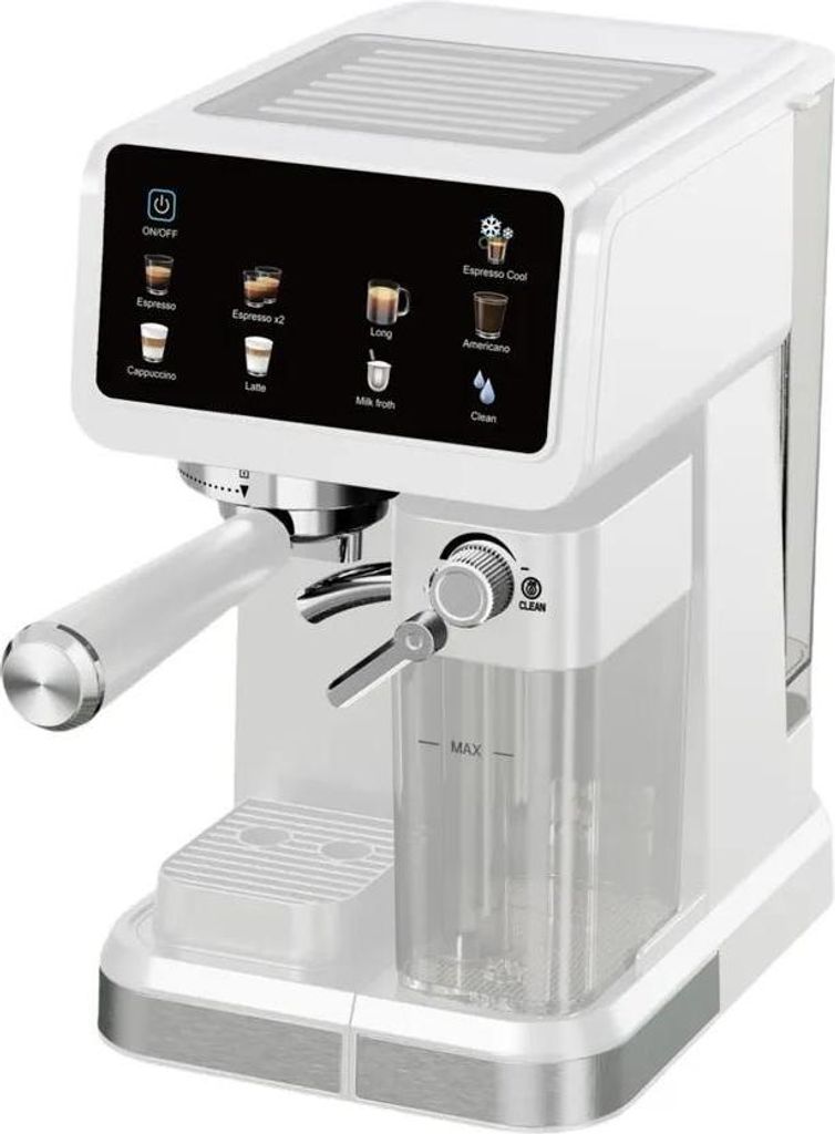 Halbautomatische Espressomaschine Mit 20 Bar, Milchaufschäumer & 1,5 L Tank – Perfekt Für Cappuccino & Latte