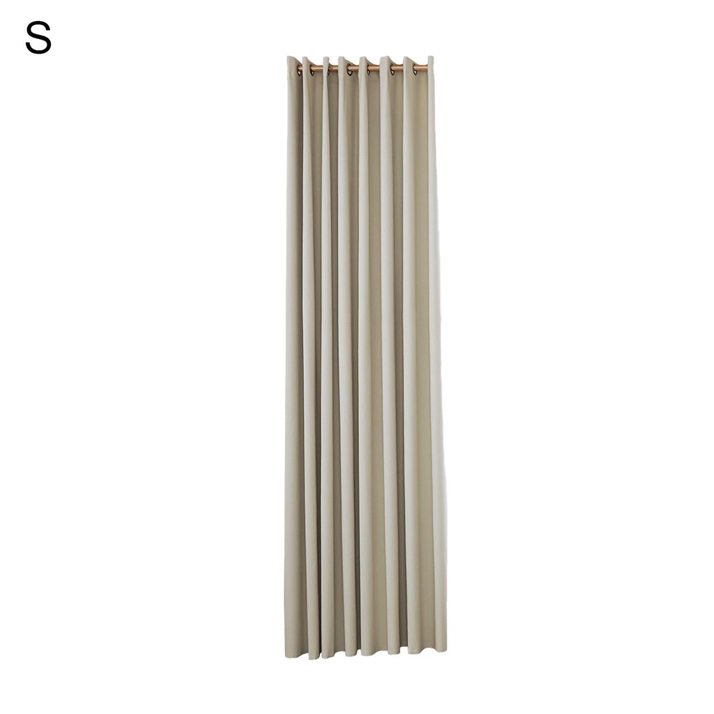 Blackout -Vorhang langlebiger Multifunktionsminimalismus Thermalisoliertes Vorhang für Schlafzimmer-Beige ,Größen:S