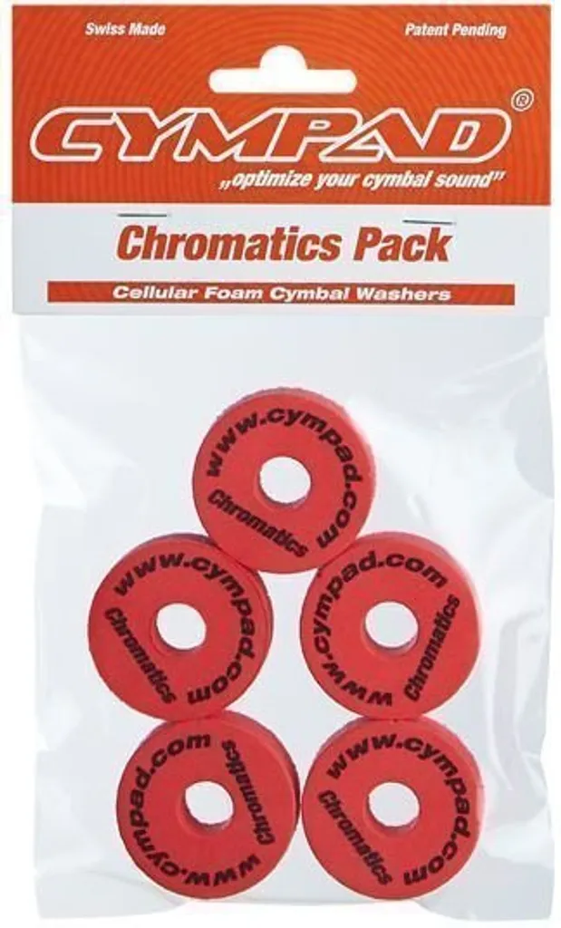 Lot de Rondelles en Mousse pour Cymbale Cympad Chromatics 40/15mm