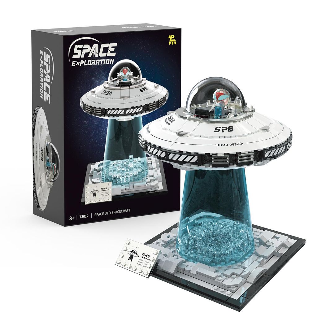 TOMU  T3012 Konstruktionsspielsteine Raumschiff MOC Produktbild 