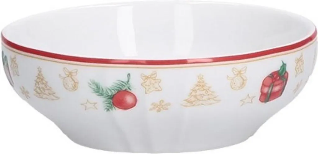 La Porcellana Bianca Ciotola Natale 13 cm P022700009 - Idea Regalo