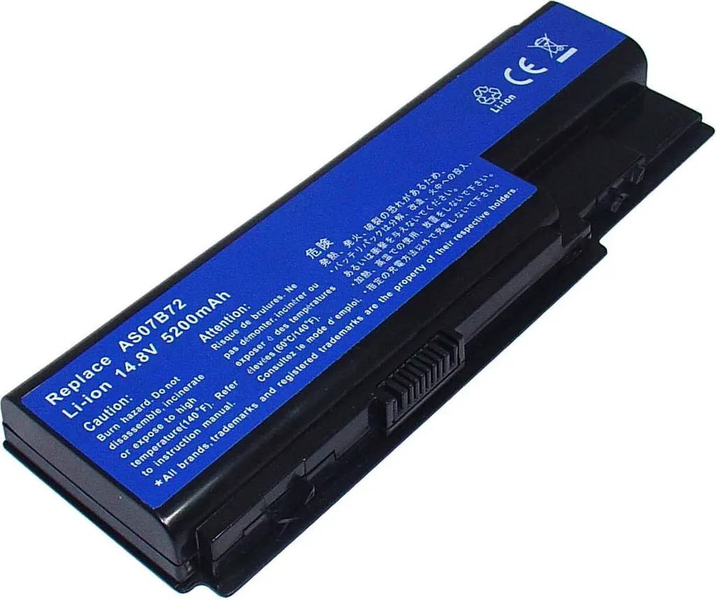 Batterie PowerSmart 5200mAh pour Acer BT.00804.020 et LC.BTP00.007