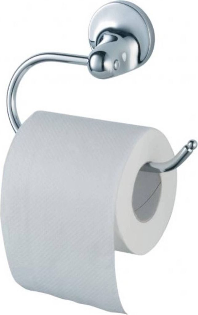 Haceka Aspen toiletrolhouder zonder klep 16x4,6x11,6cm chroom