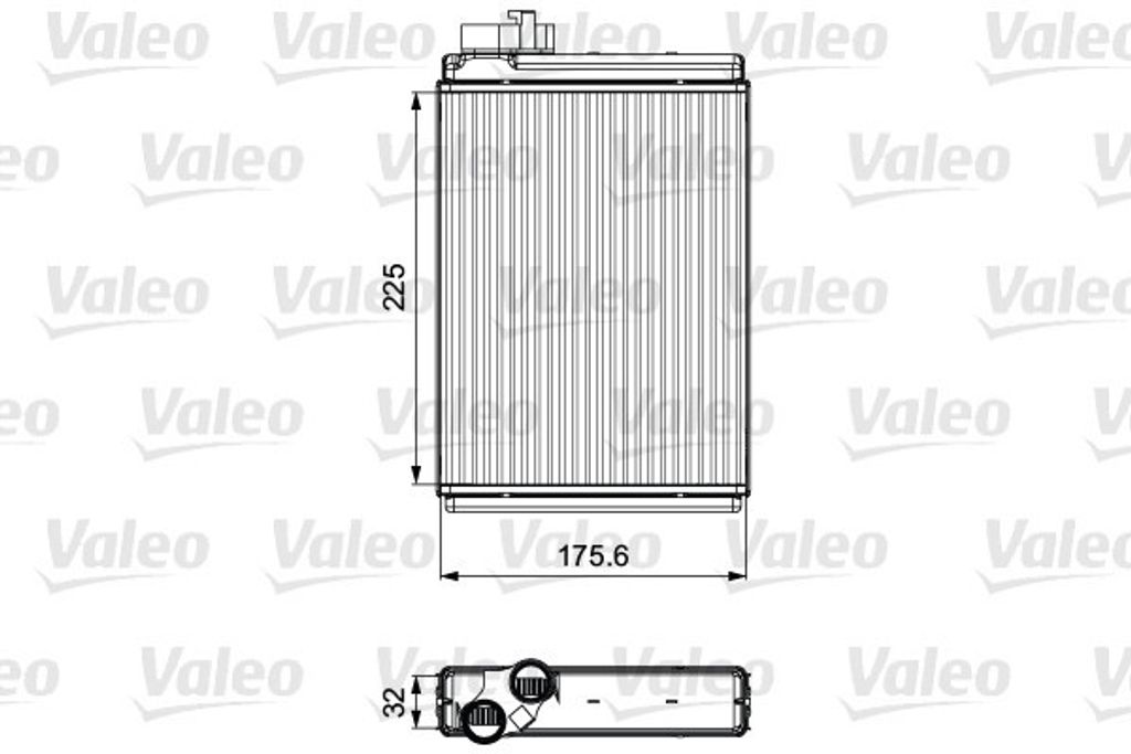VALEO 811507 Wärmetauscher Innenraumheizung Kühler für AUDI A4 Avant (8K5, B8) Q5 (8RB) A5 Sportback (8TA) A4 Limousine (8K2, B8) A5 Coupe (8T3)