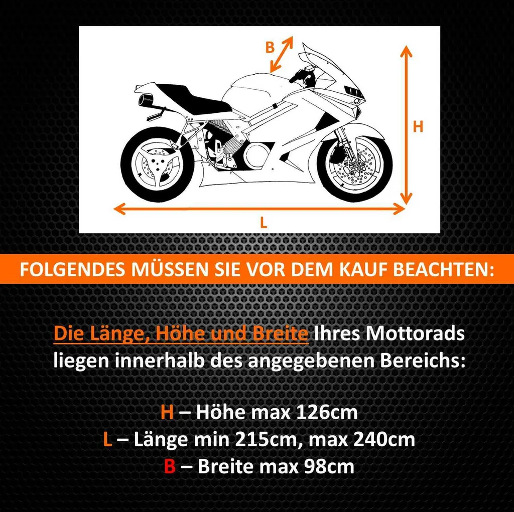 Coprimoto da esterno impermeabile per Keeway Superlight - 2
