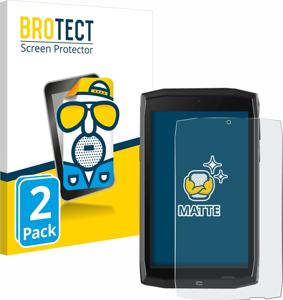 2x BROTECT Schutzfolie für Crosscall Core T4 Displayschutz Displayschutzfolie Folie Matt Entspiegelungsfolie