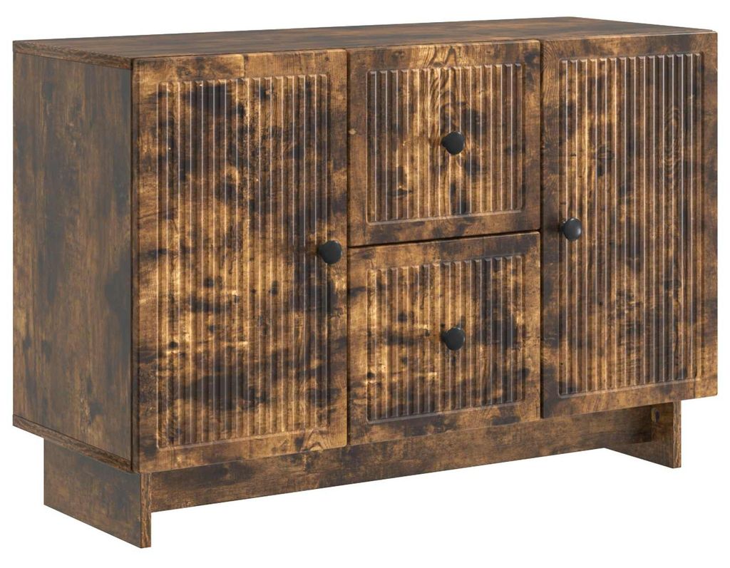 Sideboard Geräucherte Eiche 89 x 34,5 x 60 cm Holzwerkstoff