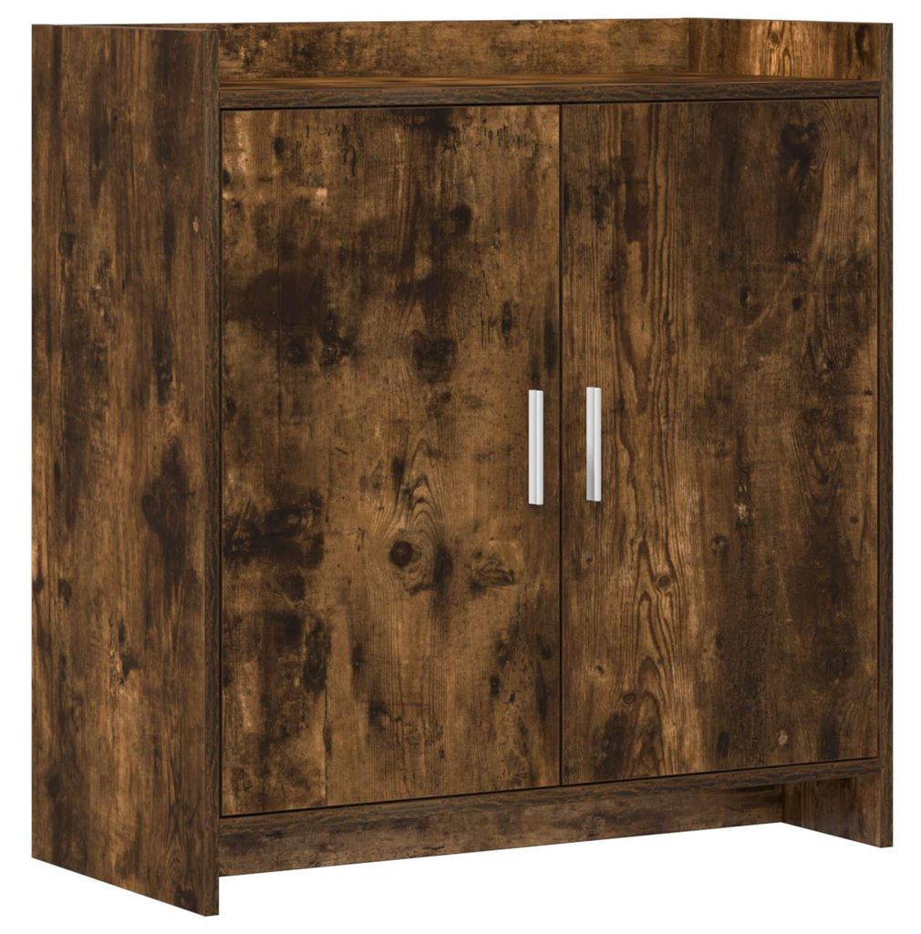 vidaXL Sideboard Geräucherte Eiche 72 x 36 x 80 cm Holzwerkstoff
