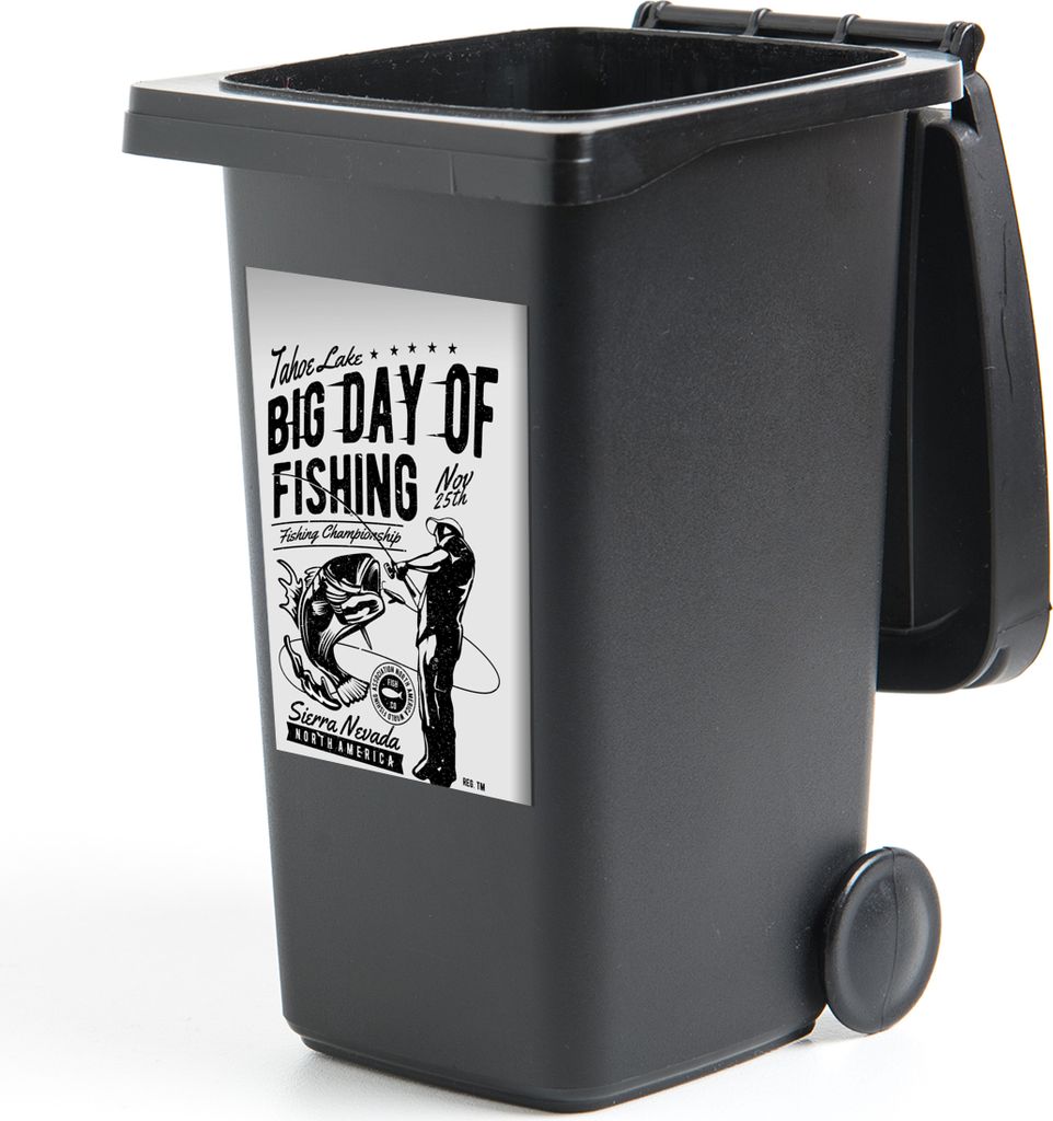 MuchoWow - Mültonnen-sticker - Sticker - Aufkleber für die Mülltonne