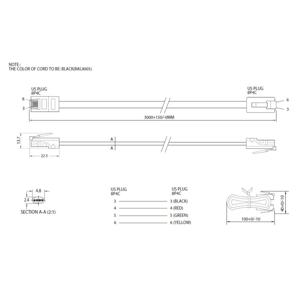 Shiverpeaks BASIC-S Cavo ISDN 15m Nero - Connettività Affidabile RJ45