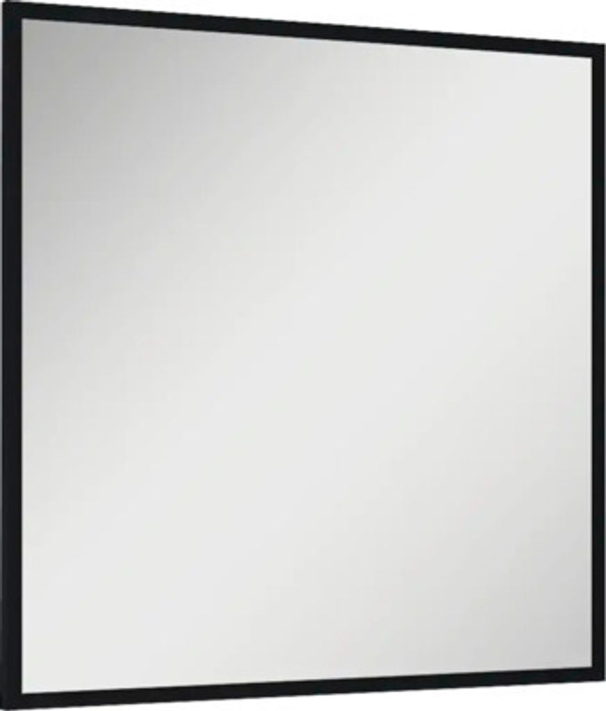 Jungborn Badspiegel 80x80x2 cm Rahmen schwarz matt Produktbild 