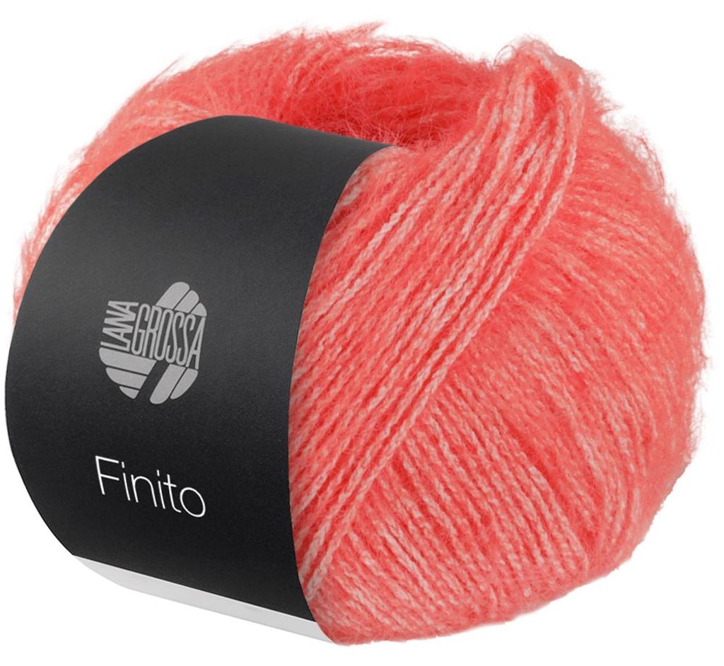 Lana Grossa - Finito 0010 lachsrot creme Produktbild 