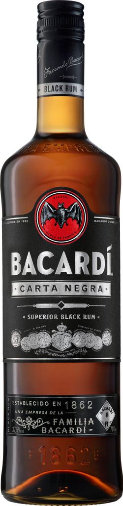 Bacardí Carta Negra Superior Black Rum Puerto Rico | 38 % Produktbild 