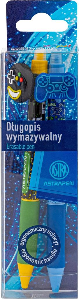 Radierbarer Stift Oops! Gamer 2pcs ASTRA