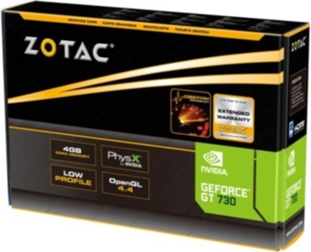 VGA ZOTAC GeForce® GT730 4GB ZONE Edition Obrázok produktu 3