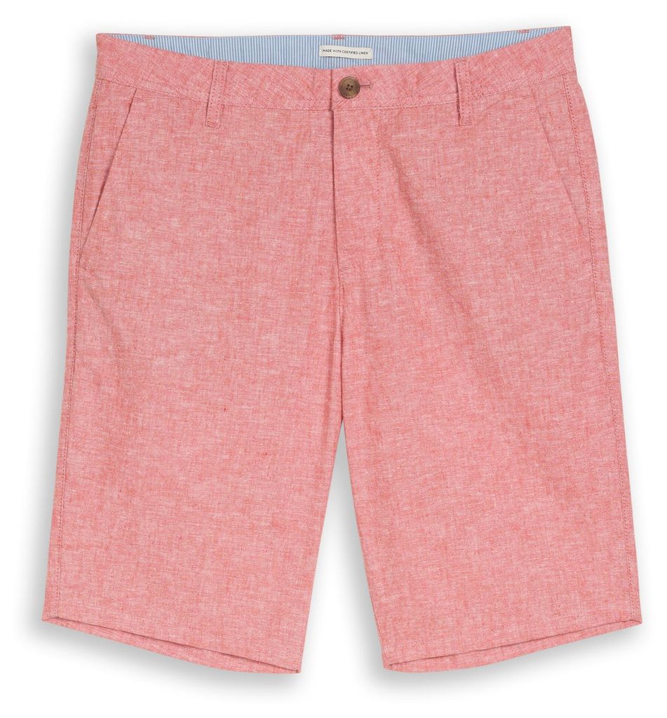 TTREGULAR Chino Shorts mit Leinenanteil