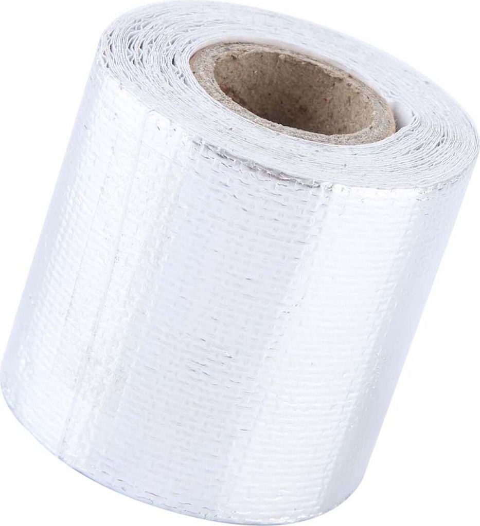 5m * 5cm Auto Aluminiumfolie selbstklebend reflektierend Hitzeschild Wrap Tape (Silber)