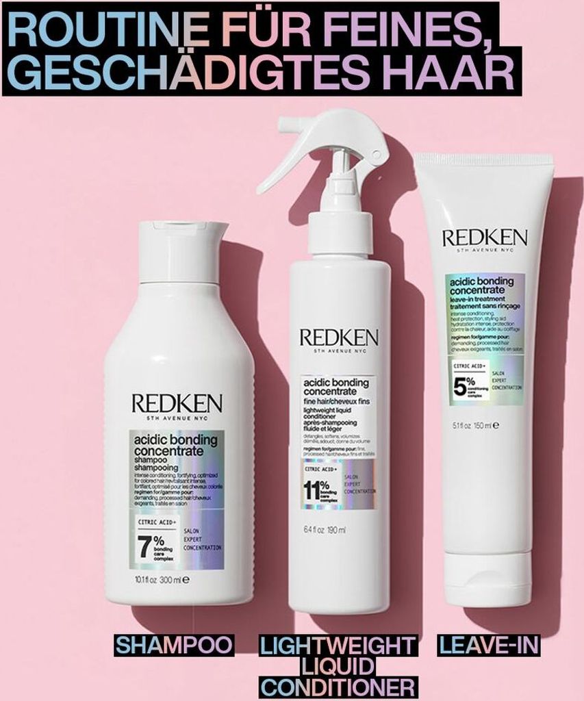 Redken Acidic Bonding Concentrate Lekka odżywka w płynie Zdjęcie produktu 8