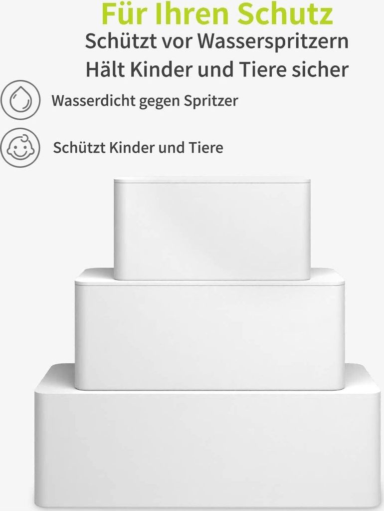 ACROPAQ Kabelbox 3 in 1 Set - Große, Medium und Kleine Produktbild 6
