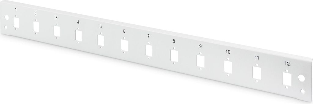 DIGITUS LWL Spleißbox Frontblende 1HE 12xLC DX schnellversch
