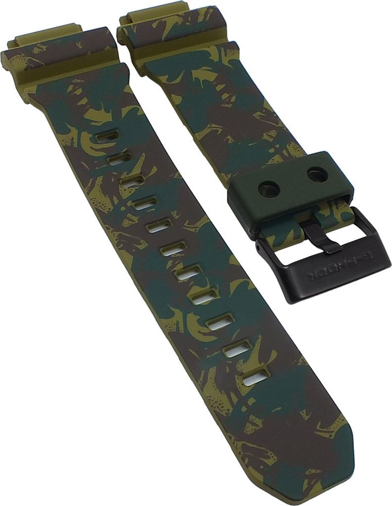 Casio G-Shock > Uhrenarmband grün Camouflage Resin > GD-X6900MC-3