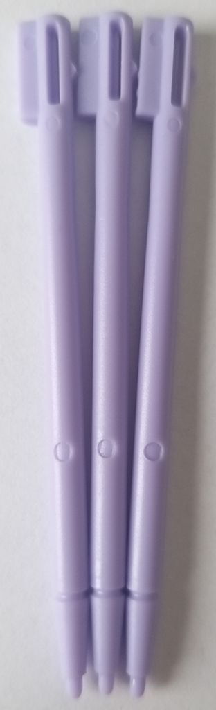 Ersatzstifte für Nintendo DS Classic NEU Touch Pen Stylus Drittanbieter NDS Eingabestifte 3x Hell Lila