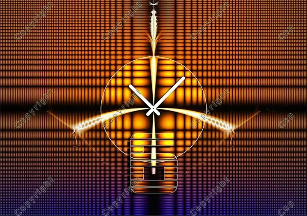 Orologio Dixtime 4403 Moderno 35x50cm Alluminio - Silenzio e Design