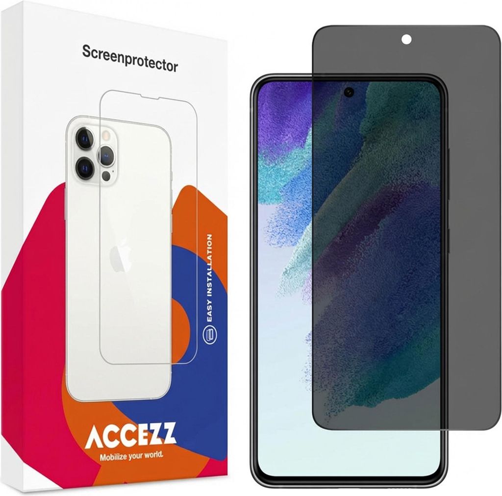 Accezz Privacy Displayschutz aus gehärtetem Glas Samsung Galaxy S21 FE
