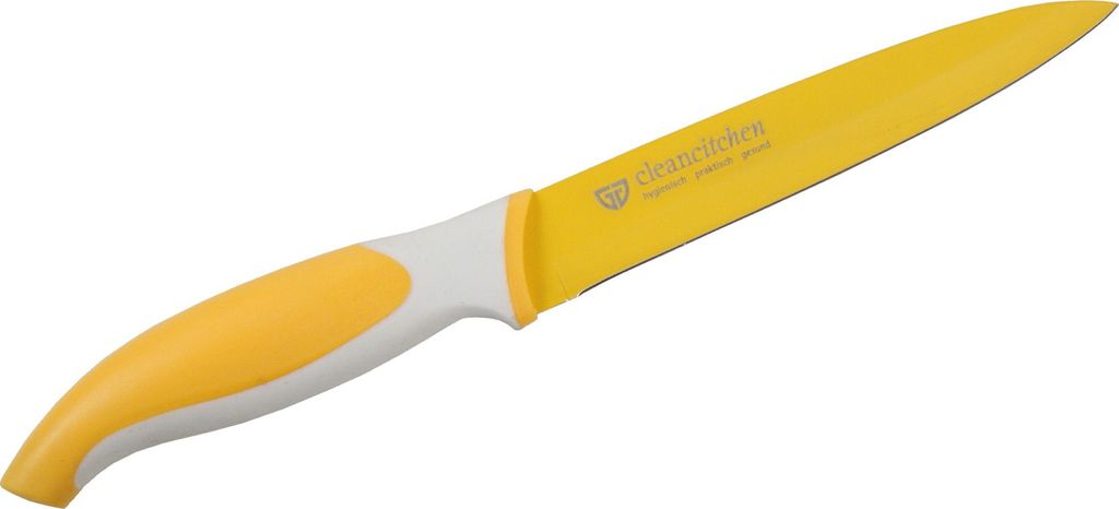 GRÄWE Allzweckmesser 5" (12,7 cm) gelb, Serie CLEANCITCHEN