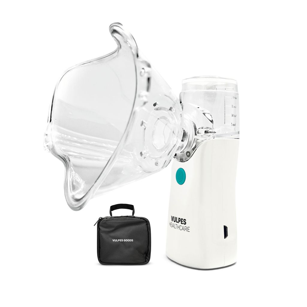 Vulpes Goods Tragbarer Inhalator-Vernebler, wiederaufladbarer leiser Vernebler, tragbare Mini-Inhalatoren, tragbarer Luftbefeuchter für Atemproble...