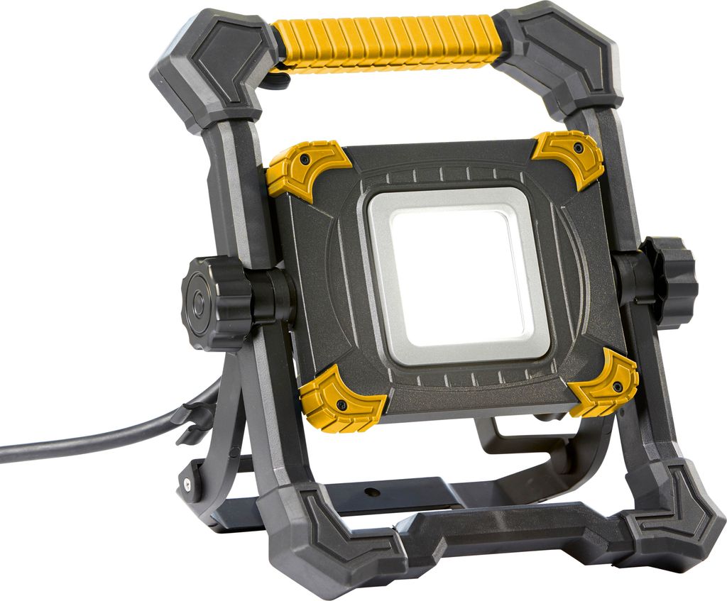 LED Baustrahler Arbeitsstrahler 50W 5000K tageslichtweiß stufenlos dimmbar 3m Kabel mit Steckdose
