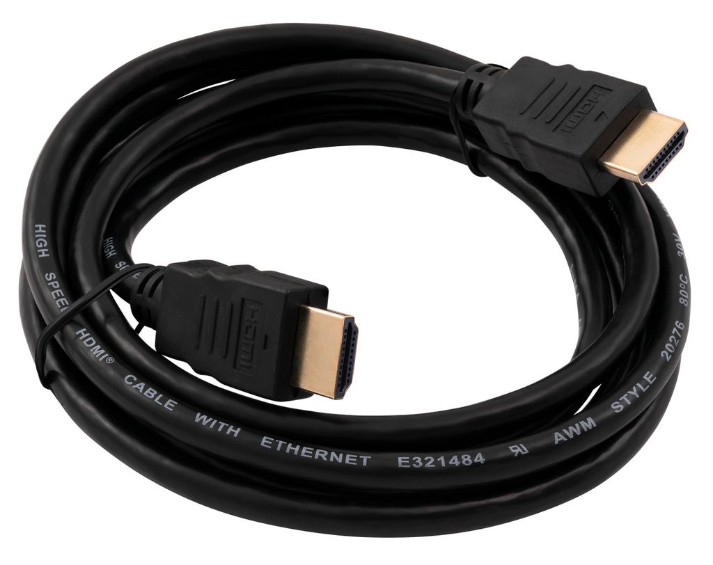 HDMI-Kabel HOLLYWOOD, HDMI 2.0, vergoldete Kontakte, 4K/UHD, ARC, HEAC, 1,8m