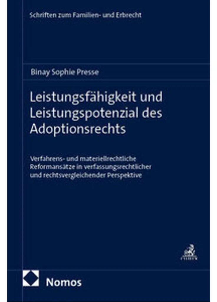 Livre de droit de l'adoption : Performance et potentiel du système actuel