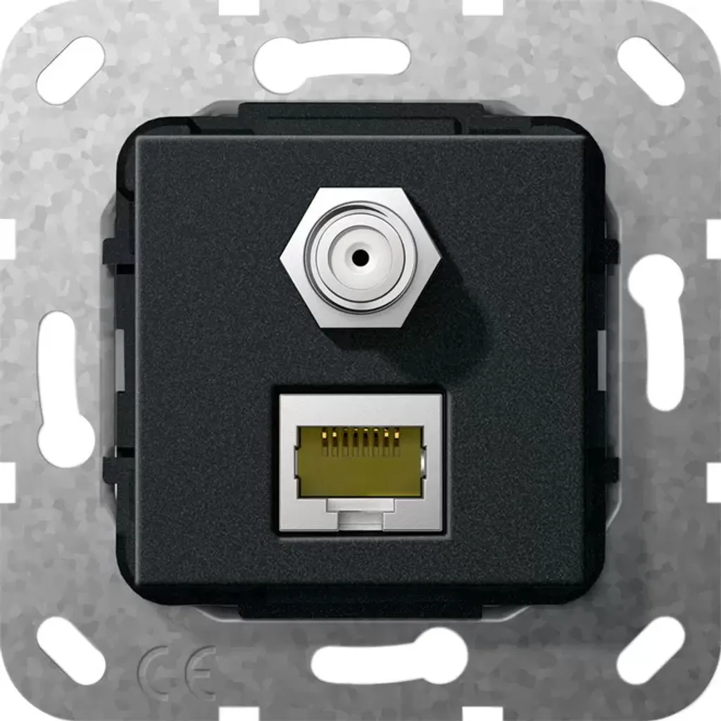 Gira 569710 RJ-45 Noir : Finis les Problèmes de Connexion Internet