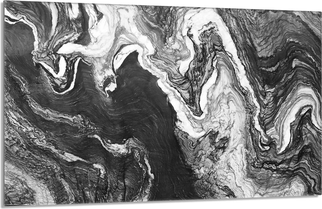Glasherdschutzplatte 80x52 Marmor