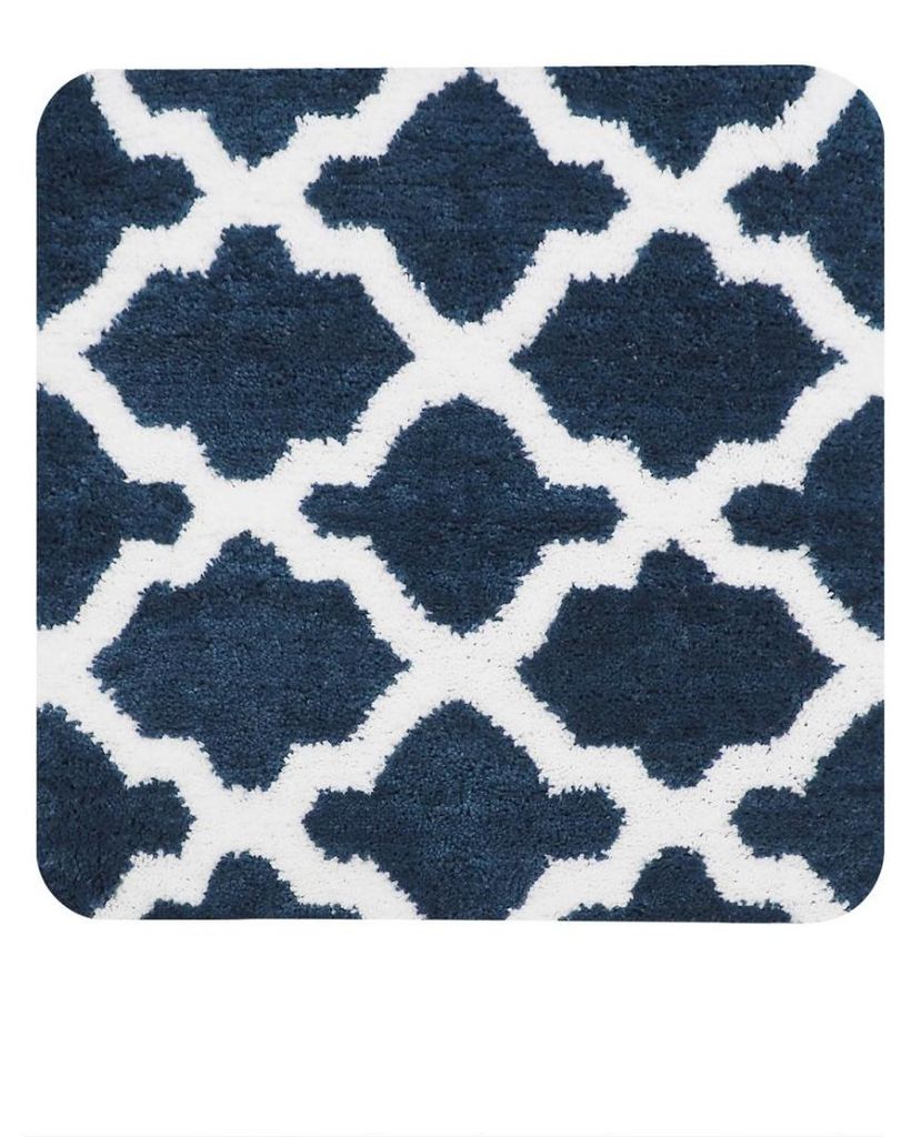 Dutch House Bidetmatte Toulon – Blau – 60x60cm – passend zur Badematte-Serie