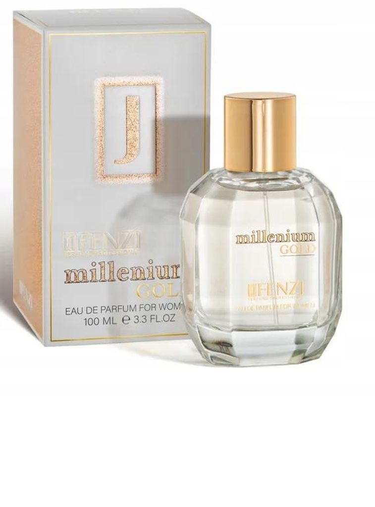 Jfenzi Millenium Gold Women Eau de Parfum für Damen – Eleganter blumig-orientalischer Duft – 100 ml