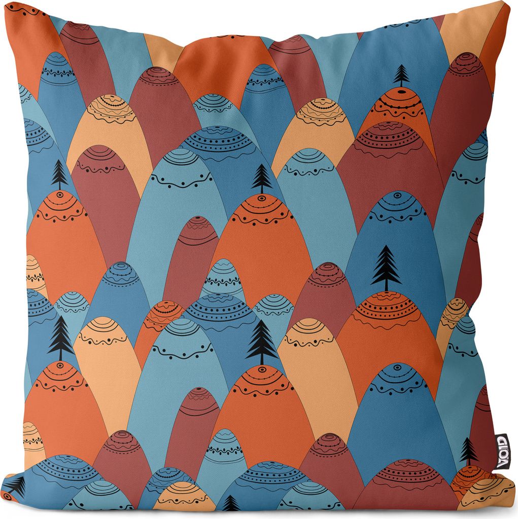 VOID Skandinavien Berge Design Winter Kissenbezug Kissenhülle sofa couch wohnzimmer dekoration wasserfest Outdoor Garten Kissen bezug deko
