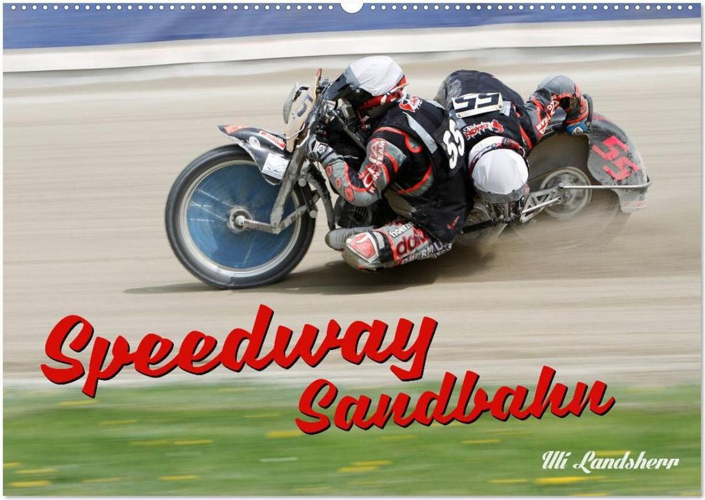 Speedway Sandbahn (Wandkalender 2026 DIN A2 quer), CALVENDO Monatskalender