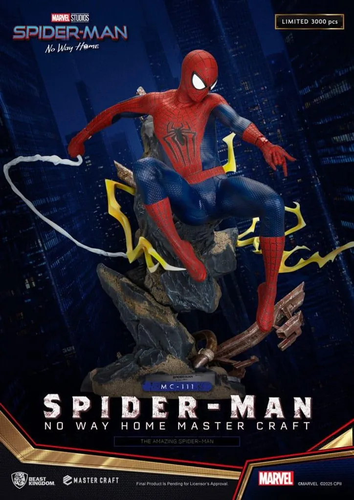 Statue Spider-Man No Way Home Master Craft 35cm sans défaut