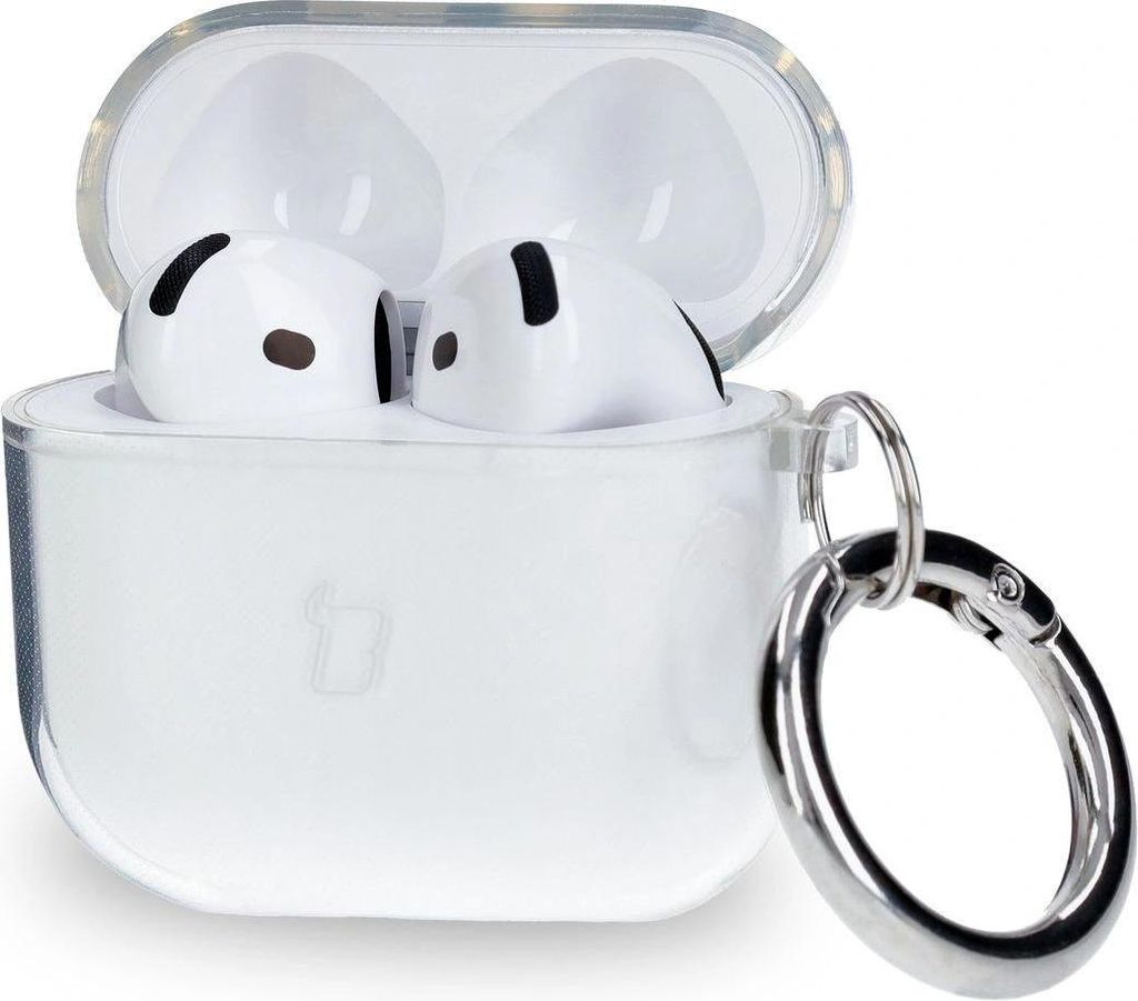 Bizon Case Kopfhörer Clear Apple AirPods 4 klar