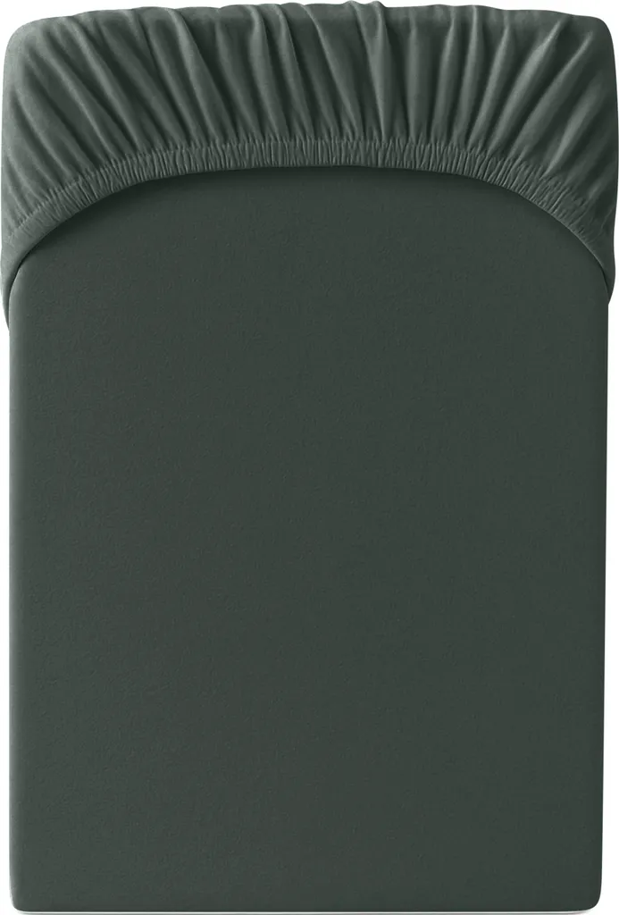 Drap-housse anthracite extensible 140-160cm, idéal pour matelas épais
