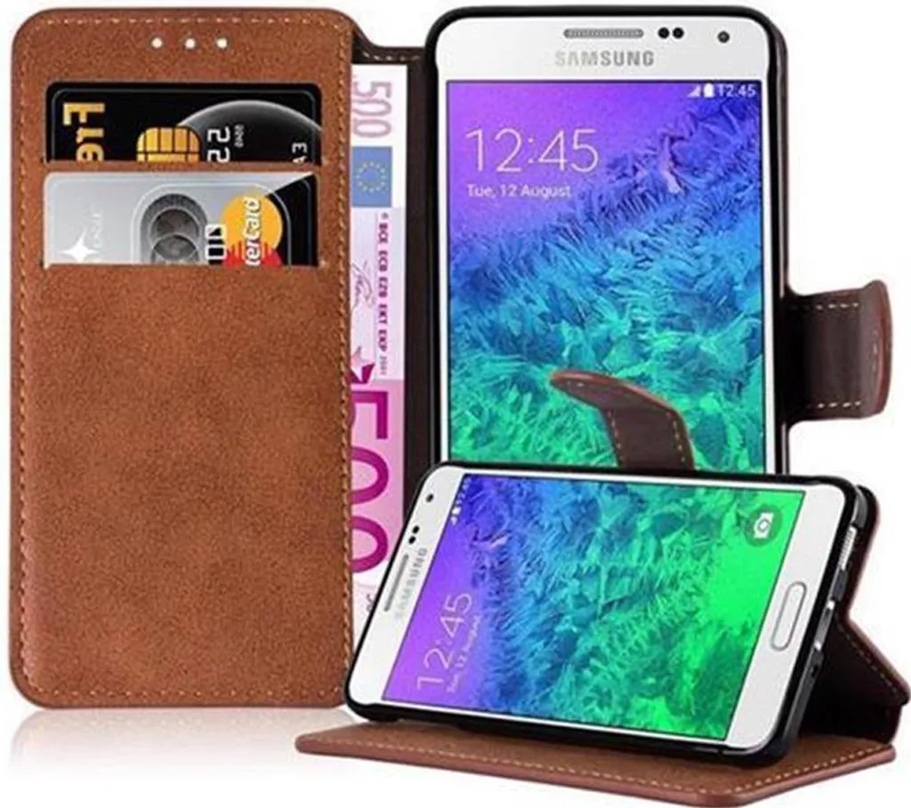 Custodia Protettiva Cadorabo per Galaxy ALPHA - Marrone - Recensione