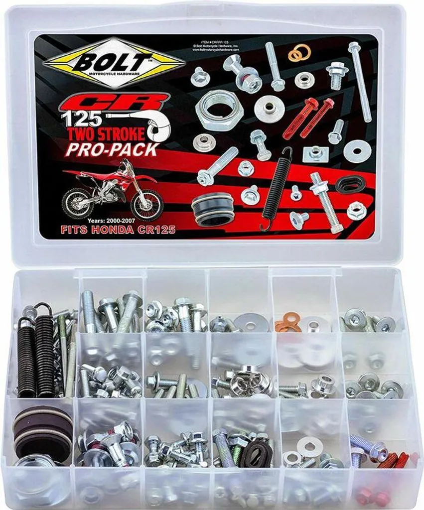 Remplacez votre visserie usée Honda CR 125 R avec le pack BOLT OEM
