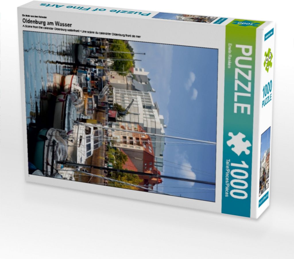 Calvendo Ein Motiv aus dem Kalender Oldenburg am Wasser 1000 Teile Puzzle hoch 480x640mm, Renken Erwin; 7424159