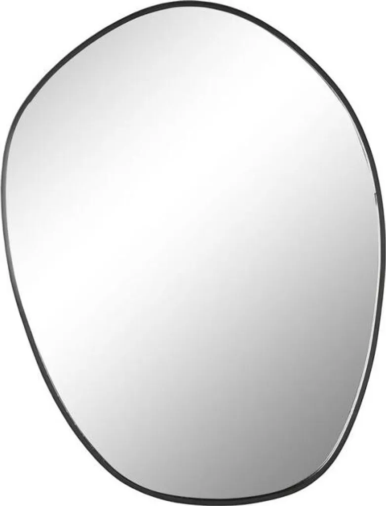 Miroir Moderne Noir en Métal Home ESPRIT 60x78 cm Design Épuré