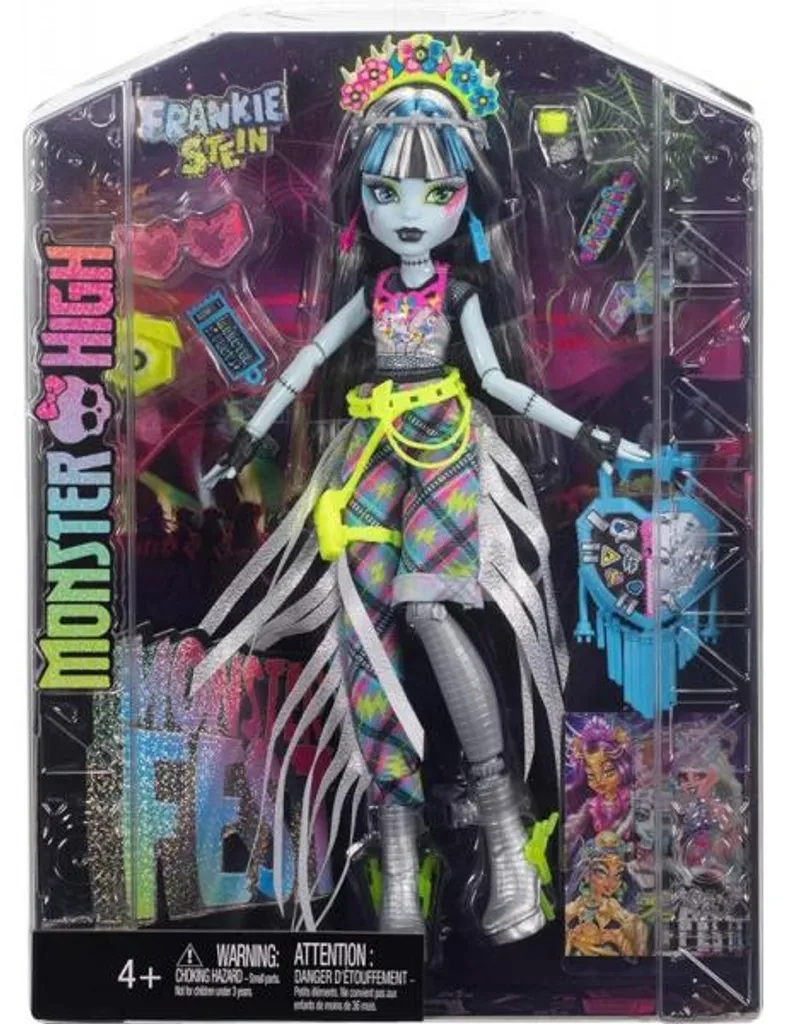Poupée articulée Monster High Frankie Stein HXH79 Monster Fest Mattel
