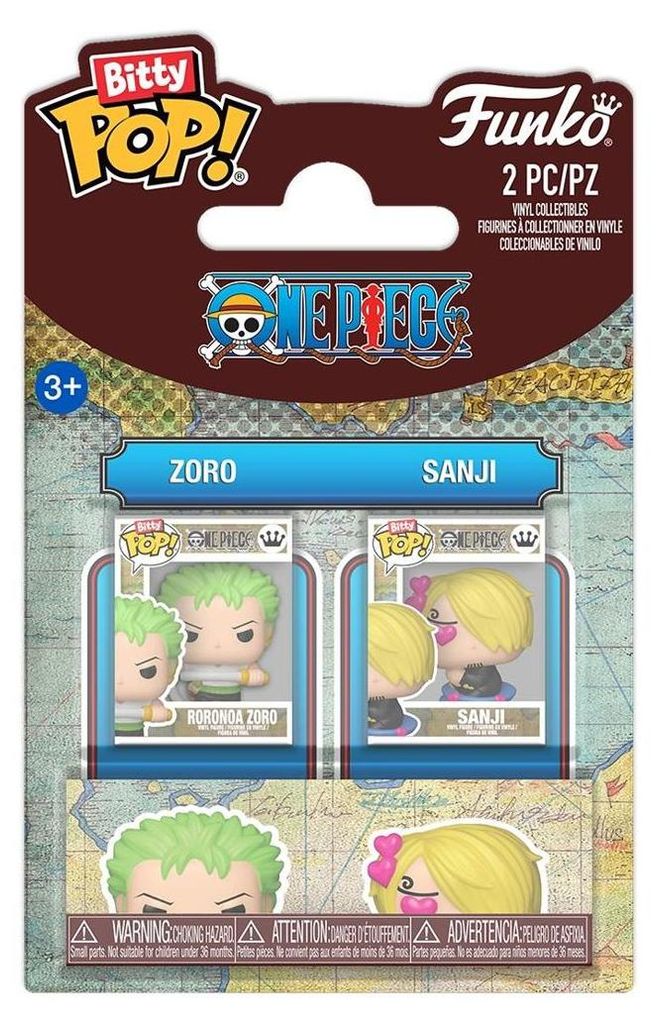 Figúrky Funko Bitty Pop! One Piece – Z & S (balenie 2 Obrázok produktu 