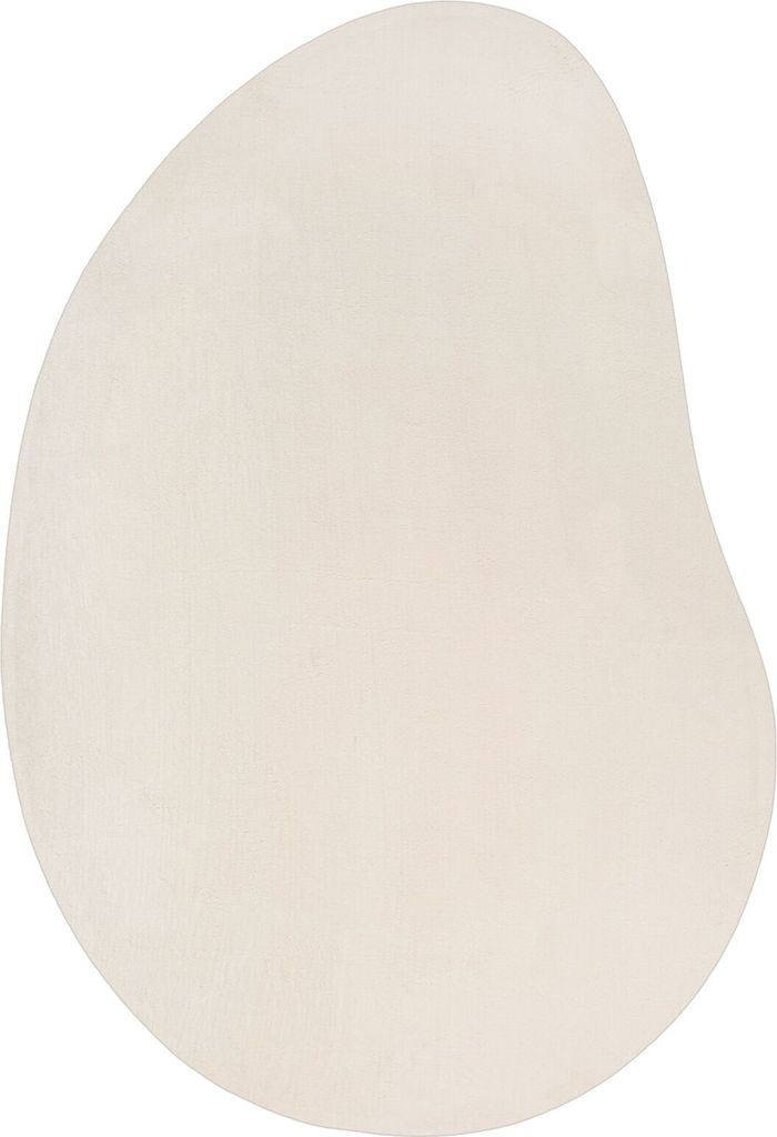 Möbel Beiger Bereichsteppich 140x200 cm Polyester Rutschfest - Designerteppiche 4103715